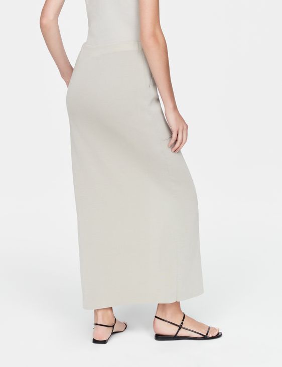 Sarah Pacini Mako cotton skirt - slit