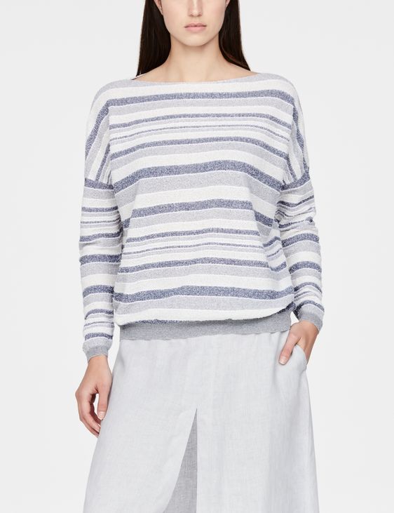 Sarah Pacini Casual sweater - faded stripes