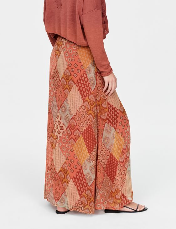 Sarah Pacini Wrap skirt - patchwork