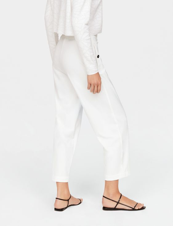 Sarah Pacini Light pants - buttoned pockets