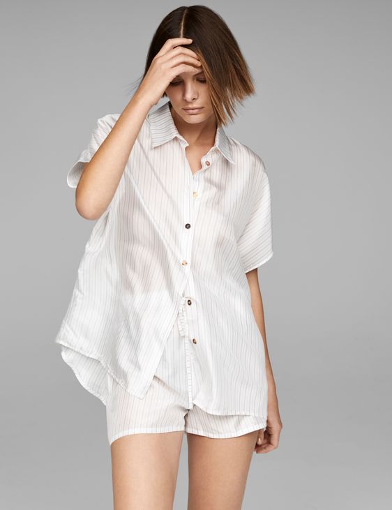 Sarah Pacini Light shirt - stripes