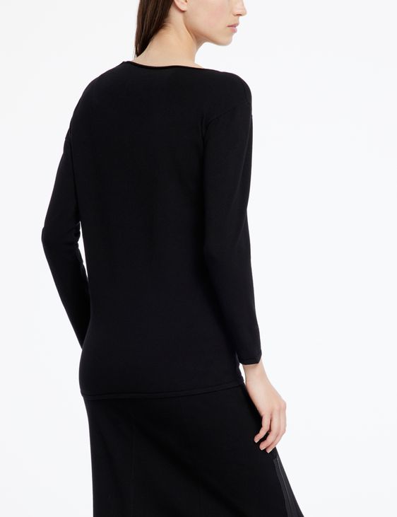 Sarah Pacini Sweater - asymmetric neckline