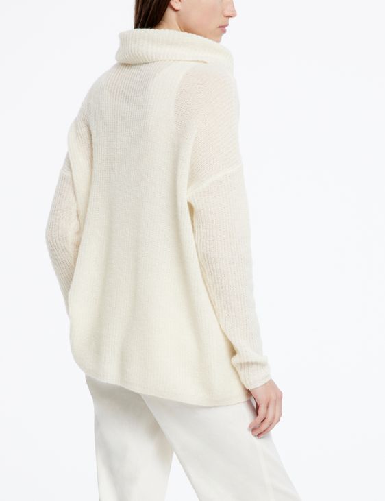 Sarah Pacini Crossover sweater - funnel neck