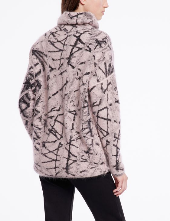 Sarah Pacini Soft sweater - crossing lines
