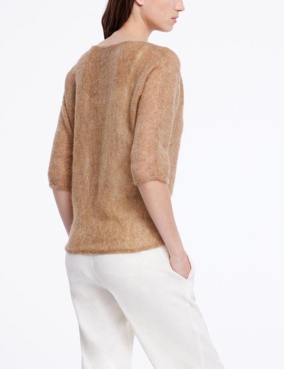Sarah Pacini Mohair-alpaca sweater - 3/4 sleeves