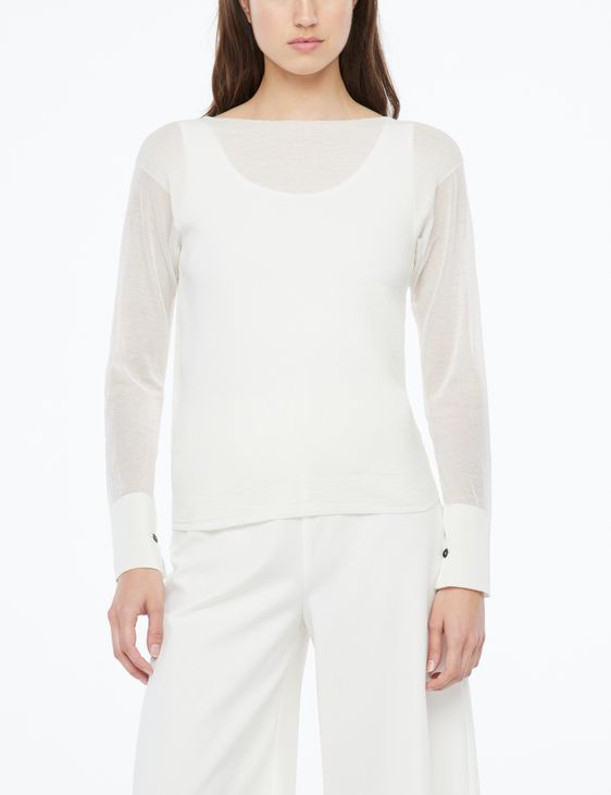 Sarah Pacini Sweater - veil cotton