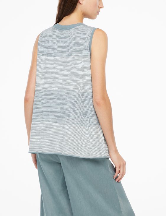Sarah Pacini Textured sweater - sleeveless
