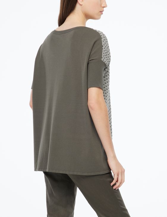 Sarah Pacini Graphic sweater - tapered hem