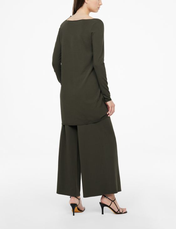 Sarah Pacini Asymmetrisches Kleid - V-Ausschnitt
