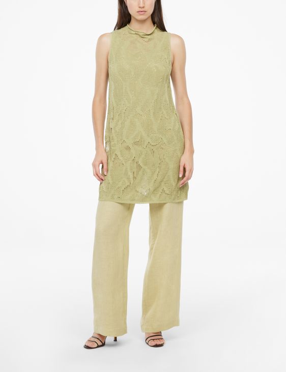 Sarah Pacini Knit dress - botanical details