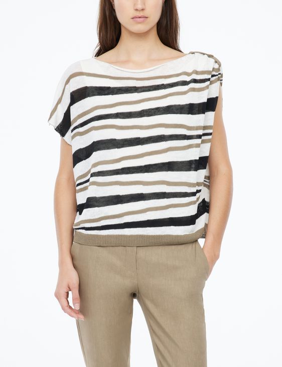 Sarah Pacini Sweater - dynamic stripes