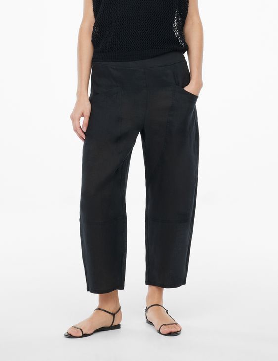 Sarah Pacini Linen pants - pocket details