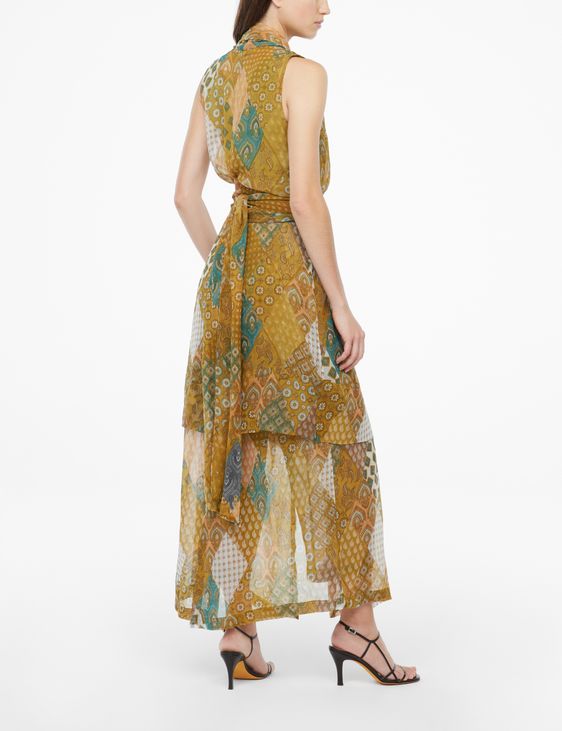 Sarah Pacini Sleeveless dress - veil print