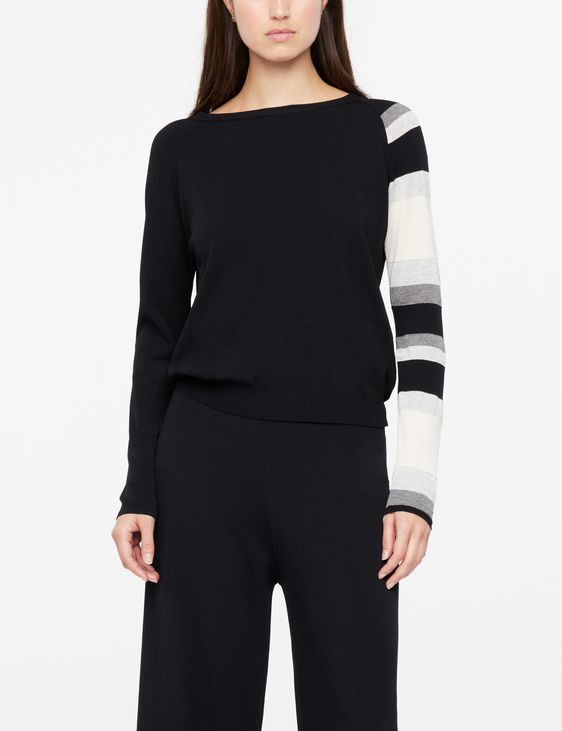 Sarah Pacini Sweater - stripe details