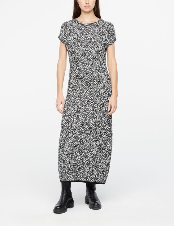 Sarah Pacini Knit dress - brocade jacquard