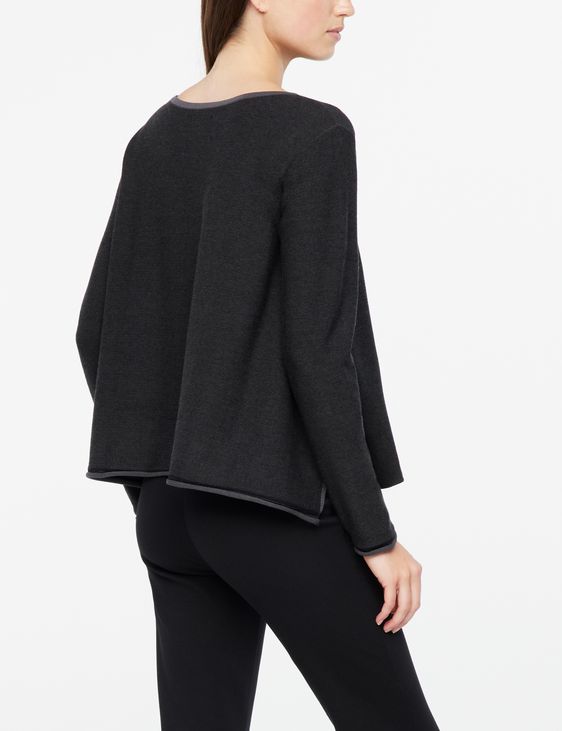 Sarah Pacini Casual sweater - side slits