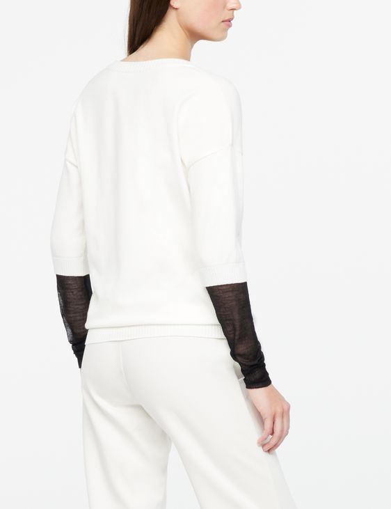 Sarah Pacini Long sweater - veil layer