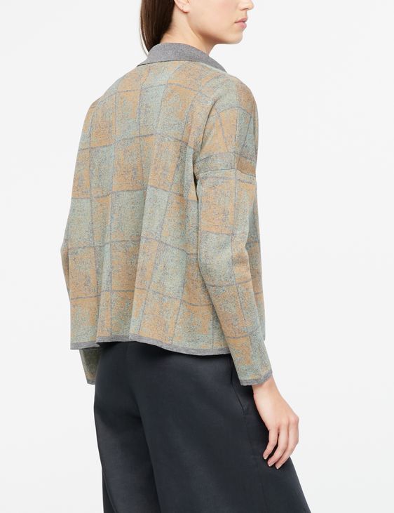 Sarah Pacini Checkerboard shirt - frosted