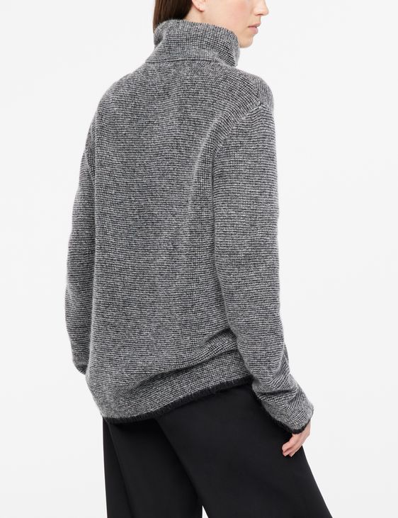 Sarah Pacini Polo sweater - micropattern