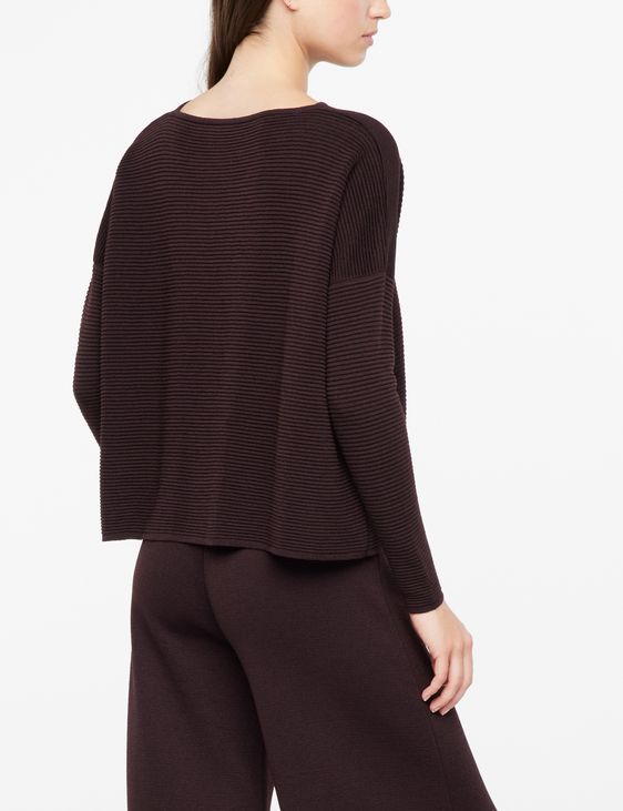 Sarah Pacini Ribbed sweater - V-neck