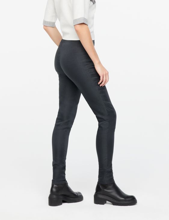 Sarah Pacini Long leggings - stretch linen