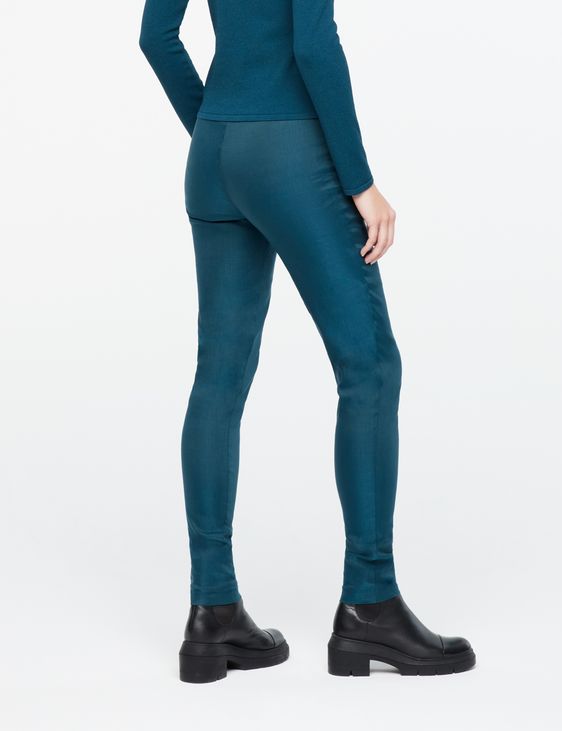 Sarah Pacini Long leggings - stretch linen