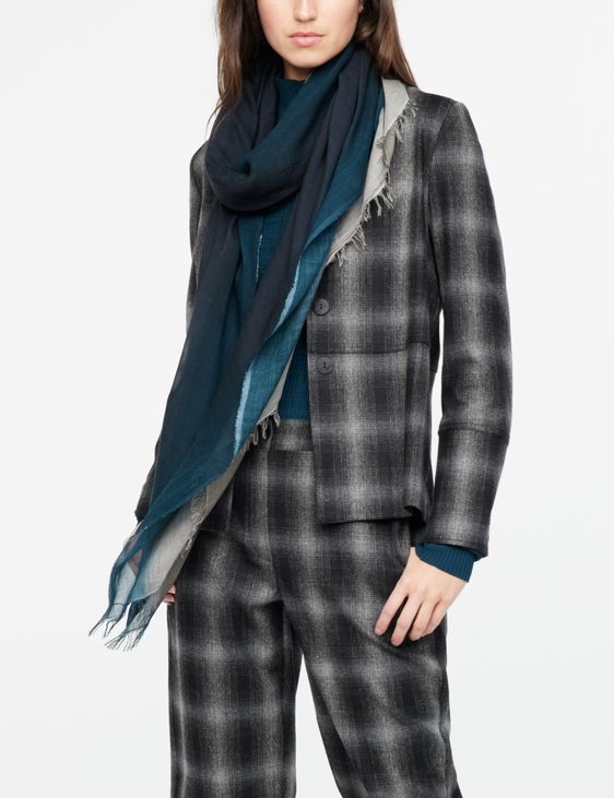 Sarah Pacini Modal-zijden sjaal - kleurovergang
