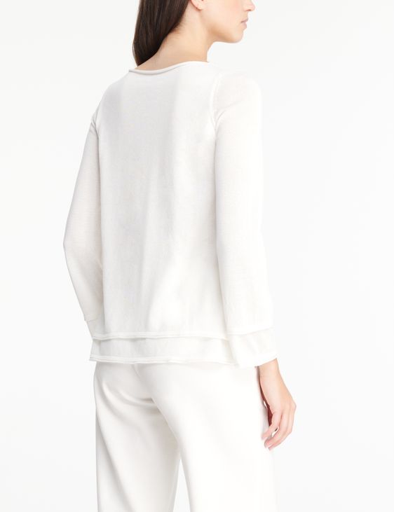 Sarah Pacini Long sweater - light layers
