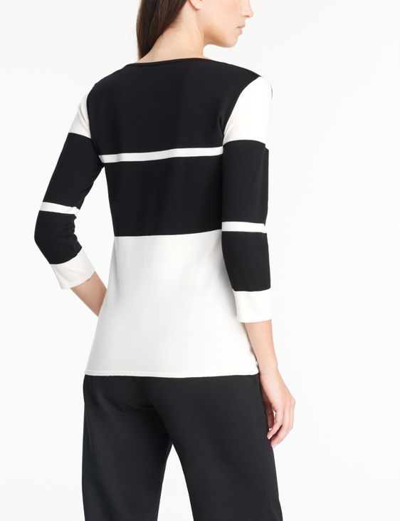 Sarah Pacini Sweater - broad stripes