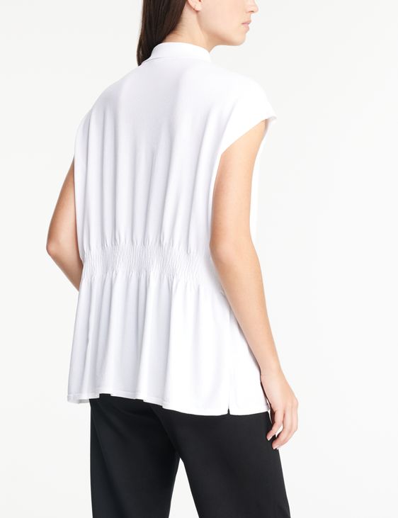 Sarah Pacini Sleeveless shirt - side slits