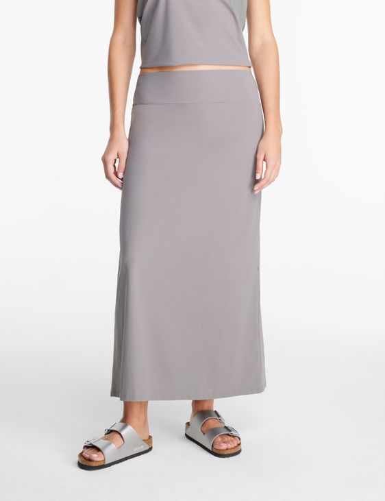 Sarah Pacini Maxi skirt - techno fabric