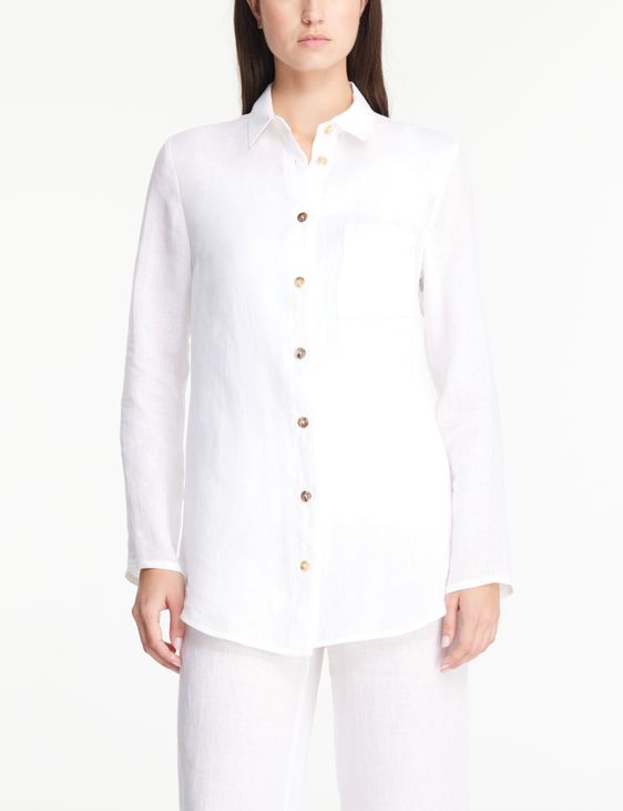 Sarah Pacini Timeless linen shirt