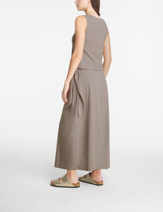 Sarah Pacini Paneled maxi dress - techno fabric