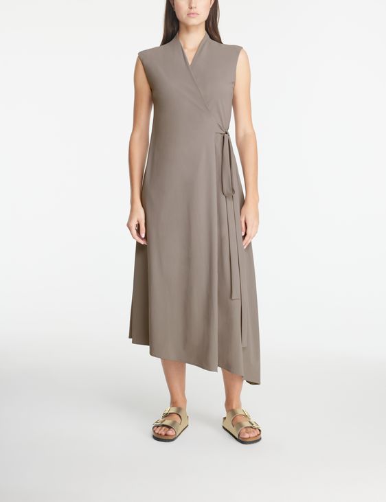 Sarah Pacini Urban Wrap Dress - Techno fabric