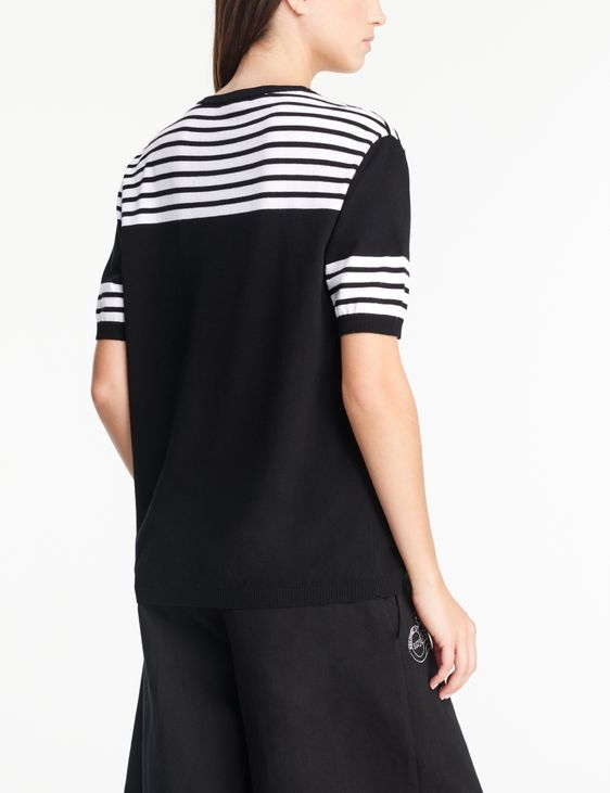 Sarah Pacini Striped details sweater - GenderCOOL