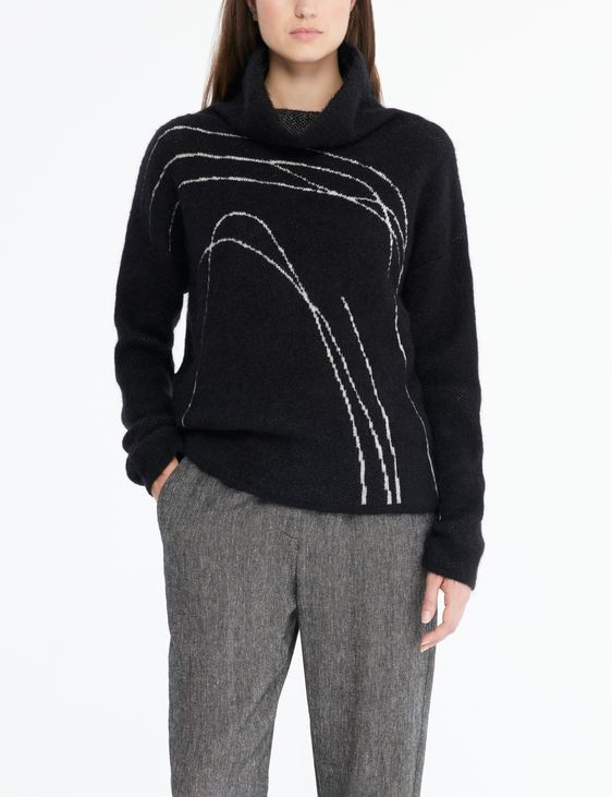 Sarah Pacini Pullover - Frosted-Jacquard