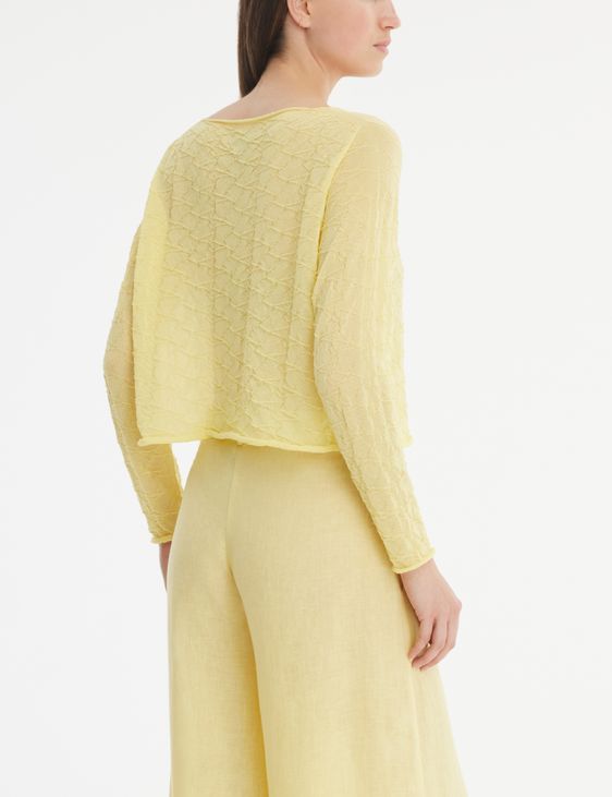 Sarah Pacini Cropped sweater - 3D knitting
