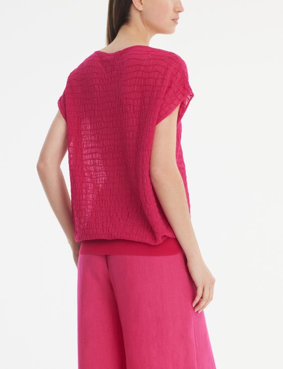 Sarah Pacini V-neck sweater - Zen jacquard