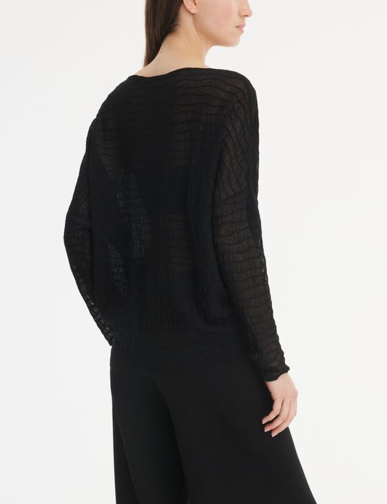 Sarah Pacini Long sweater - Zen jacquard