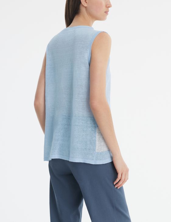 Sarah Pacini Patchwork sweater - sleeveless