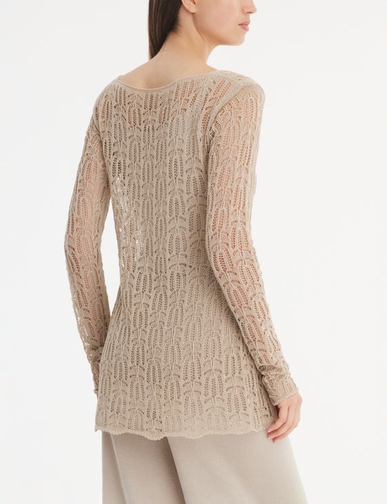 Sarah Pacini Long sweater - crochet knit
