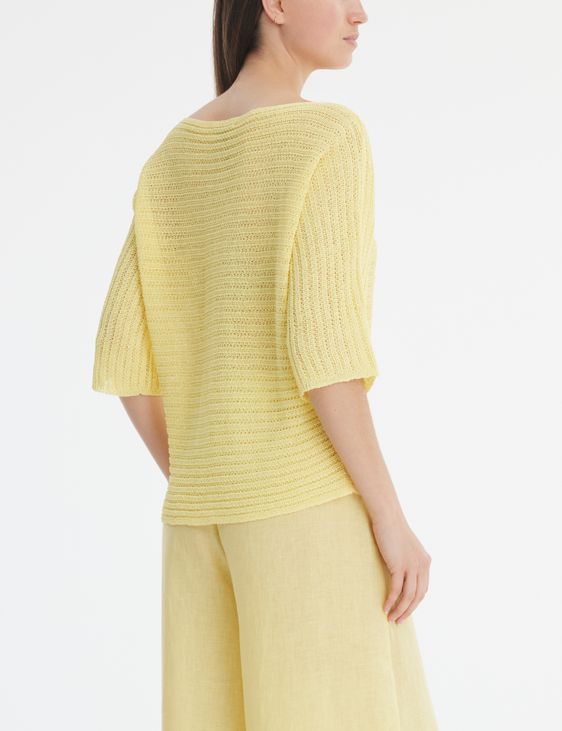 Sarah Pacini Ribbed sweater - 3/4 sleeves