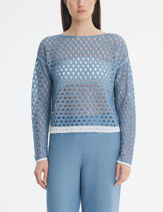 Sarah Pacini Mesh sweater
