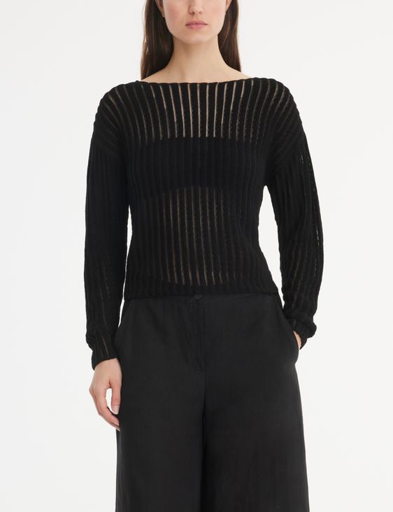 Sarah Pacini Sweater - neckline illusion