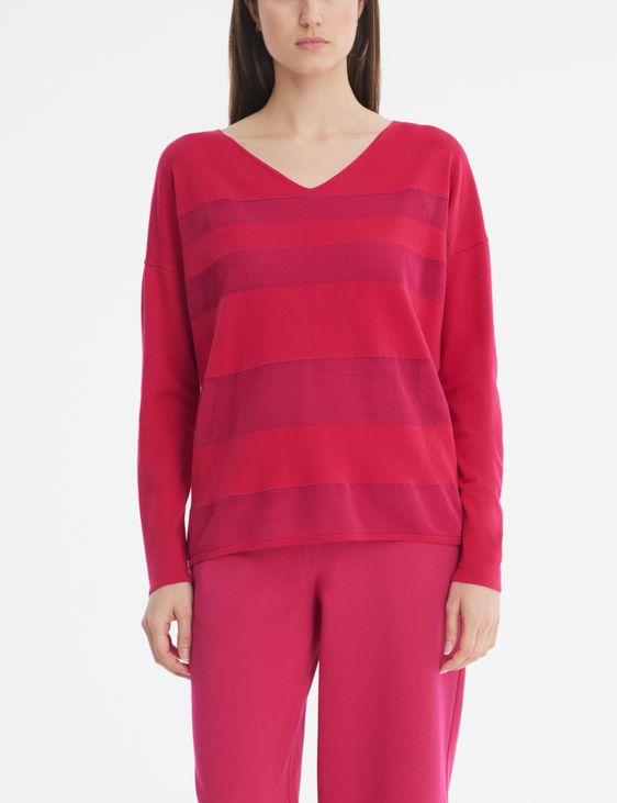 Sarah Pacini Long sweater - stripes