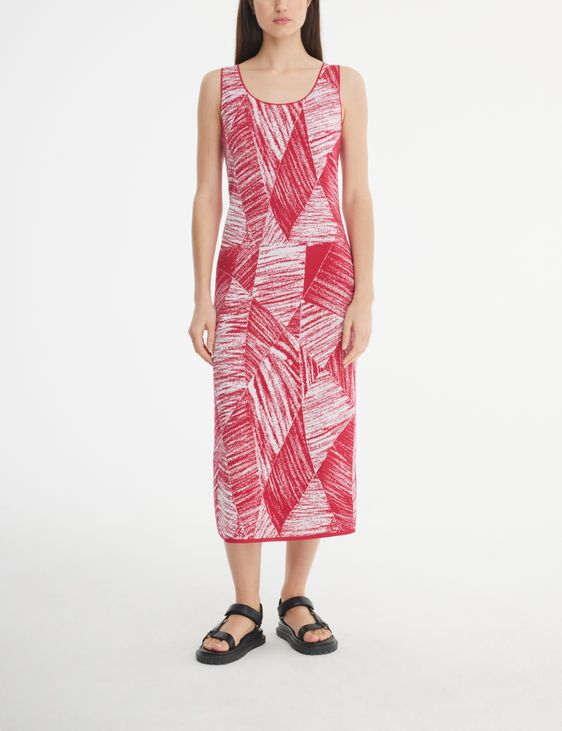 Sarah Pacini Knit dress - bicolor jacquard