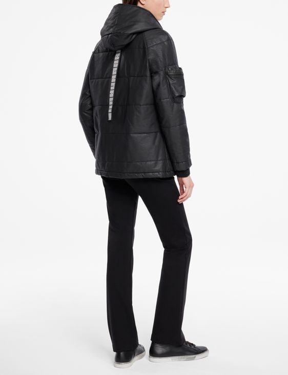 Sarah Pacini Coat - asymmetric zipper