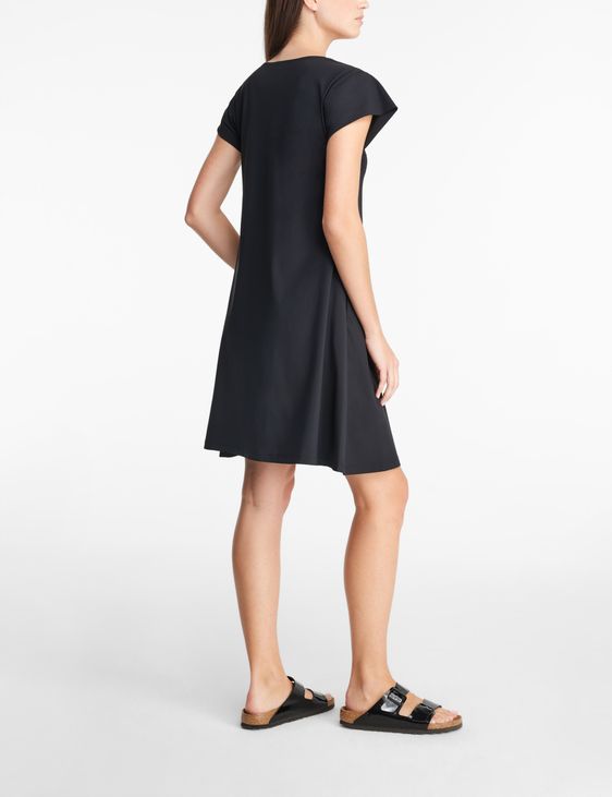 Sarah Pacini Cap sleeve dress - techno fabric
