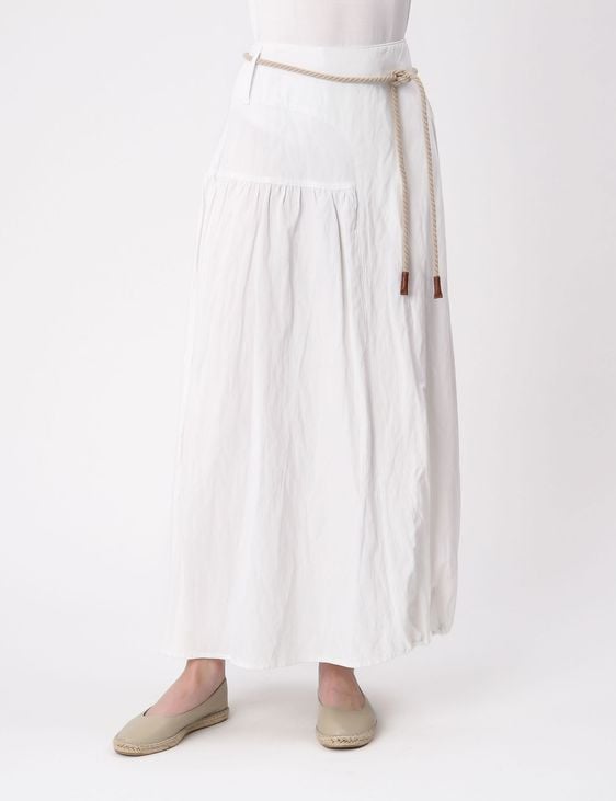 Cotton viscose outlet maxi skirt