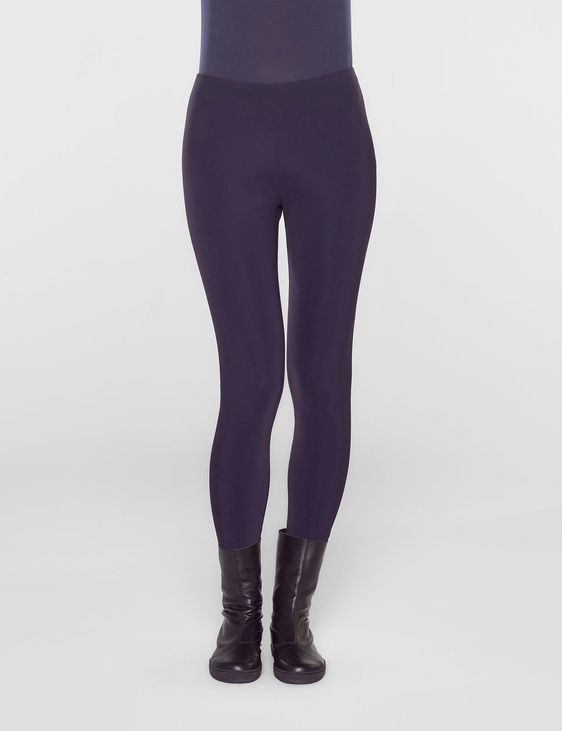 Purple polyamide leggings by Sarah Pacini